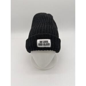 Do Less God Bless Fisherman Beanie Hat Cuffed Thick Winter Hat